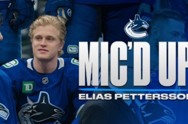 Defenceman Elias Pettersson Mic'd Up | Vancouver Canucks Team Photo & Practice