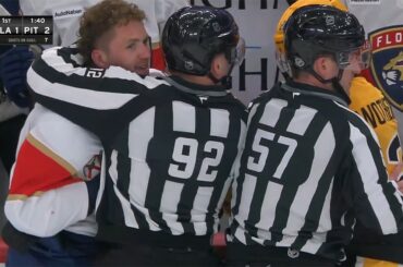 Matthew Tkachuk Drops 🥊 Gloves 🥊 With Parker Wotherspoon