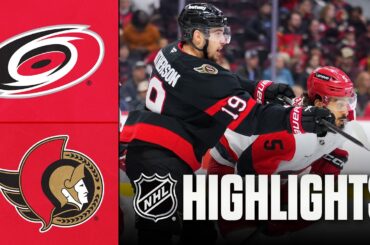 Hurricanes vs. Senators | NHL Highlights | April 05, 2026