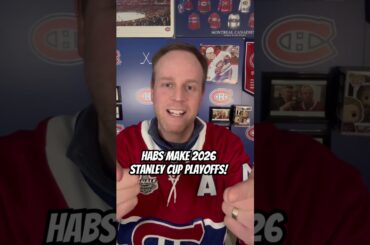 Canadiens Make 2026 Playoffs! #habs #montrealcanadiens #nhl