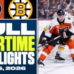 Boston Bruins at Philadelphia Flyers | FULL Overtime Highlights - April 5, 2026