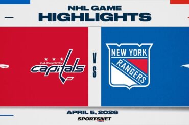NHL Highlights | Capitals vs. Rangers - April 5, 2026