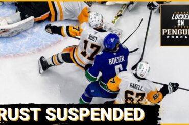 Penguins forward Bryan Rust has been suspended 3 GAMES, is it fair?