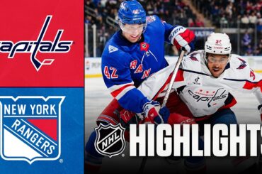Capitals vs. Rangers | NHL Highlights | April 05, 2026