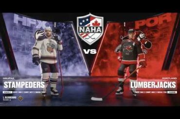 NAHA 2025-26 Season - Halifax Stampeders (18-15-4) @ Portland Lumberjacks (20-16-3)