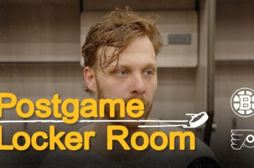 Zacha, Geekie, and Pastrnak speak with the media following 2-1 OTL at PHI