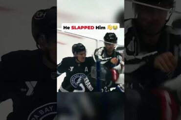 Yanni Gourde SLAPS Brady Tkachuk 😭 #hockey #nhl #gobolts