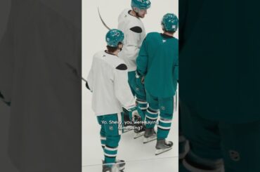 Misa Mic'd Up at practice  #hockey #nhl #sharks