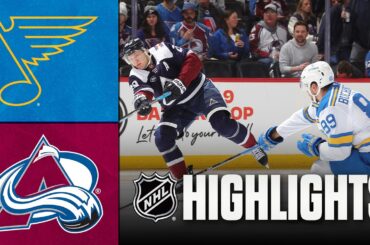 Blues vs. Avalanche | NHL Highlights | April 05, 2026
