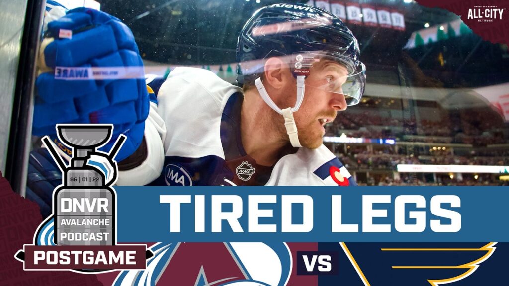 The Colorado Avalanche gas out in lurching loss to St. Louis Blues | DNVR Avalanche Postgame