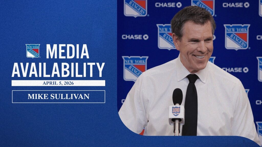NYR vs WSH: Mike Sullivan Postgame Media Availability | April 5, 2026