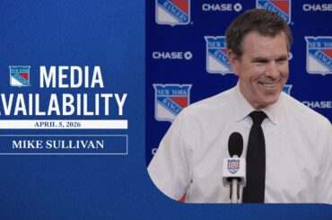 NYR vs WSH: Mike Sullivan Postgame Media Availability | April 5, 2026