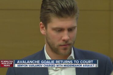 Avalanche goalie returns to court