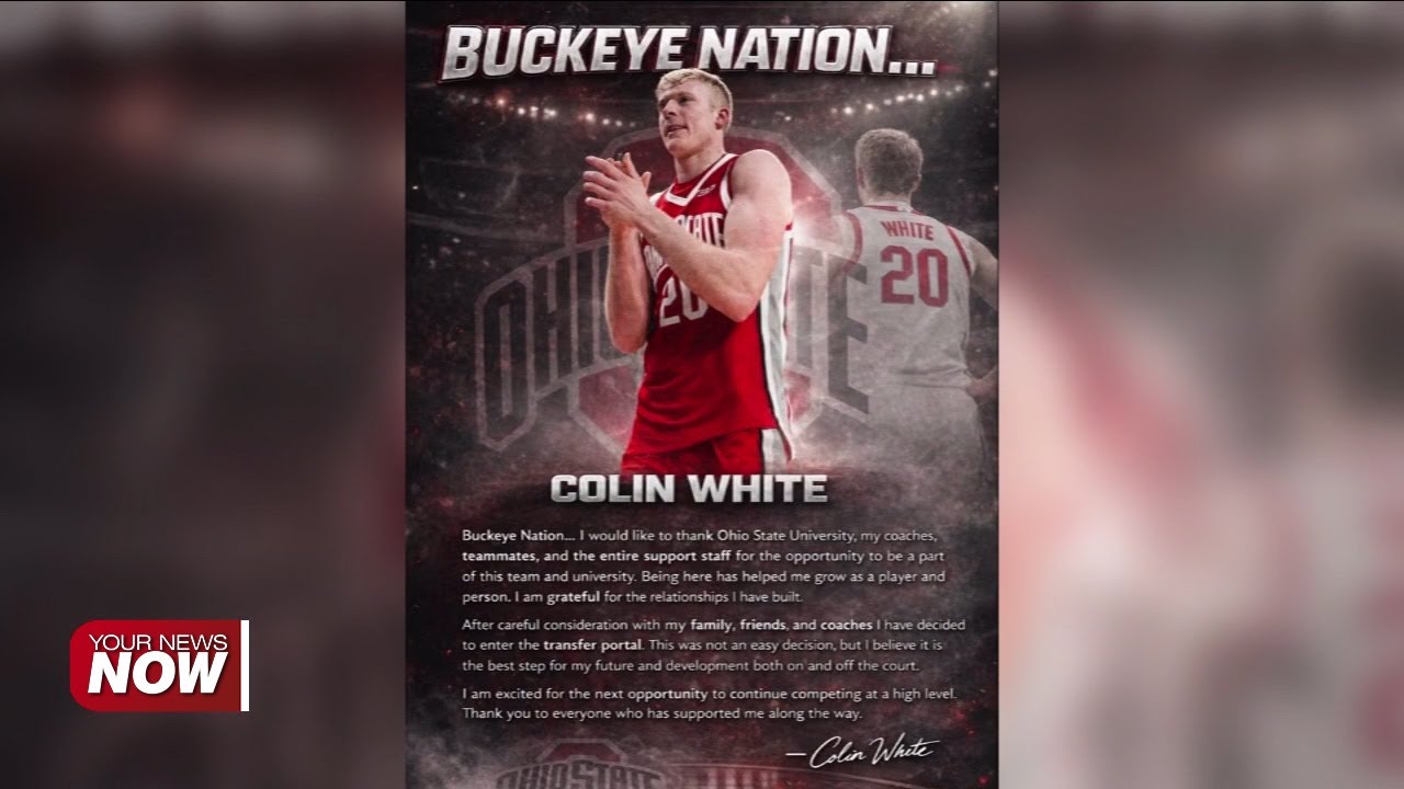 Ottawa-Glandorf grad Colin White enters transfer portal after two seasons at Ohio State