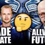 NEW REPORTS ON JIM RUTHERFORD & PATRIK ALLVIN'S FUTURE + ELIAS PETTERSSON & JAKE DEBRUSK TRADE?