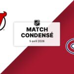 Match condensé : Devils @ Canadiens 5/4/2026 (77/82) (45-22-10)