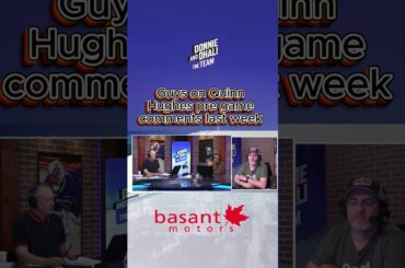 Donnie, Rick and Ryan on Quinn Hughes comments about his time in Vancouver  #nhl