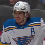 Robert Thomas Fills Net To Tally First Career Hat Trick