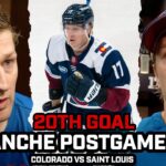 Nathan MacKinnon & Parker Kelly on Scoring 20 Goals & Disappointing LOSS vs Blues & More