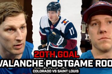 Nathan MacKinnon & Parker Kelly on Scoring 20 Goals & Disappointing LOSS vs Blues & More