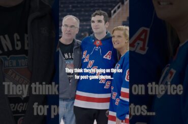 J.T. Miller surprises Jack Pelzar with a scholarship from the Garden of Dreams Foundation 💙❤️