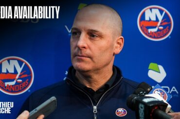 New York Islanders GM and EVP Mathieu Darche Media Availability Following The Hiring of Peter DeBoer
