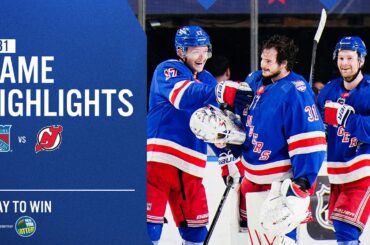 GAME HIGHLIGHTS | 2025-26: New York Rangers vs New Jersey Devils (3/31/26)