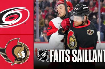 Hurricanes vs Sénateurs 05/04/26 | Faits saillants