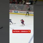 Pas de but sur le jeu, mais que dire de cette séquence entre Lane Hutson et Ivan Demidov! 🤯