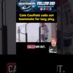 Montreal #Canadiens Cole Caufield visually calls out teammate lazy play #NHL #Hockey #foryou #Habs