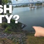 Can you catch fish in a BIG city? Bass Fishing The Arkansas River!