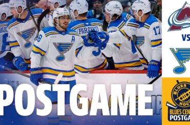 Blues Drop Avalanche In Prime Time Thriller | Blues Central Postgame