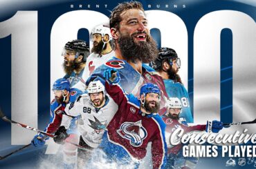 Brent Burns' 1000th Consecutive NHL Game Ceremony