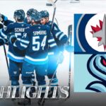 Winnipeg Jets vs. Seattle Kraken - Game Highlights