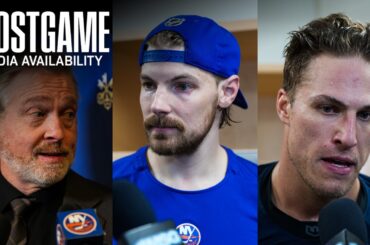 New York Islanders Postgame Availability | NYI at CAR