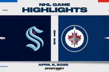 NHL Highlights | Jets vs. Kraken - April 6, 2026