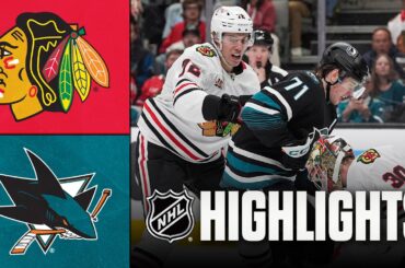 Blackhawks vs. Sharks | NHL Highlights | April 06, 2026