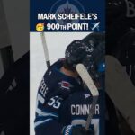9️⃣0️⃣0️⃣ POINTS for Mark Scheifele! 🛩️