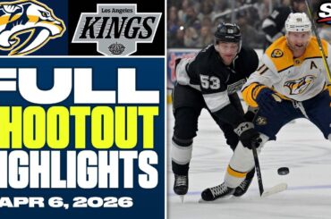 Nashville Predators at Los Angeles Kings | FULL Shootout Highlights - April 6, 2026