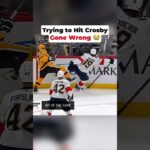 Tkachuk tries to hit Crosby... 😭💪 #hockey #nhl