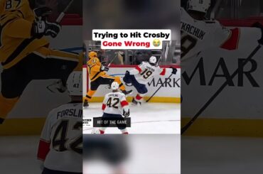 Tkachuk tries to hit Crosby... 😭💪 #hockey #nhl