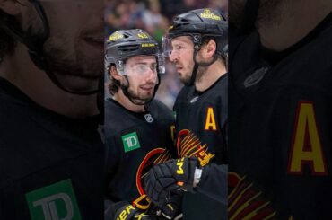 Quinn Hughes was definitely on the JT Miller side in the feud with Elias Pettersson.