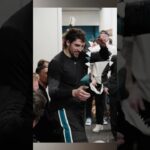 The boys are buzzing. 🪩  #hockey #nhl #sharks