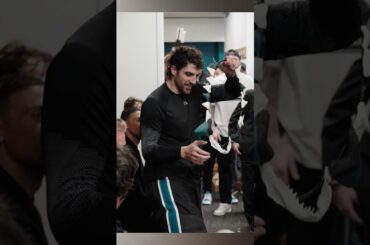 The boys are buzzing. 🪩  #hockey #nhl #sharks