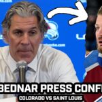 Jared Bednar on Nichushkin's Injury & MISSED Chance to Clinch Division After Avs LOSS vs Blues