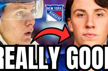 This is PROMISING for the FUTURE of the NEW YORK RANGERS...