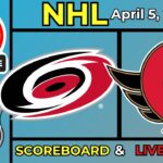 🔴 Carolina Hurricanes vs Ottawa Senators LIVE | NHL Hockey | April 6, 2026 Live Updates & SCOREBOARD