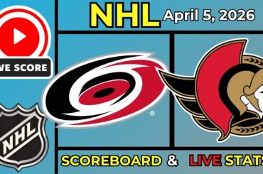🔴 Carolina Hurricanes vs Ottawa Senators LIVE | NHL Hockey | April 6, 2026 Live Updates & SCOREBOARD
