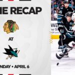 Blackhawks at Sharks Game Highlights | 4.6.26