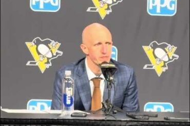 Pittsburgh Penguins Head Coach Dan Muse after 5-2 win over Florida Panthers